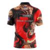 Brunswick Red Marble Melt Xpress Ship Rocket Bowling Jersey - Image 2