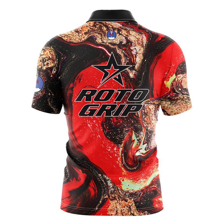 Roto Grip Red Marble Melt Xpress Ship Rocket Bowling Jersey Rocket
