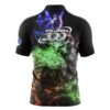 Columbia 300 Smokey Flames Rocket Bowling Jersey - Image 2
