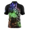Smokey Flames Rocket Bowling Jersey - Image 2
