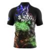 Swag Smokey Flames Rocket Bowling Jersey - Image 2