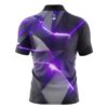 Purple Triangle Flare Rocket Bowling Jersey - Image 2