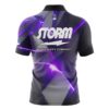 Storm Purple Triangle Flare Rocket Bowling Jersey - Image 2