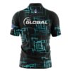 900 Global Gridlock Teal Rocket Bowling Jersey - Image 2