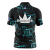 Brunswick Gridlock Teal Rocket Bowling Jersey - Image 2