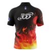 Columbia 300 Flaming Fire Rocket Bowling Jersey - Image 2