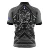 DV8 Overspeed Grey and Black Rocket Bowling Jersey - Image 2