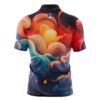 Plain Energetic Waves Rocket Bowling Jersey - Image 2
