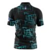 Plain Gridlock Teal Rocket Bowling Jersey - Image 2