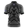 Plain Overspeed Grey and Black Rocket Bowling Jersey - Image 2