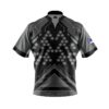 Plain Overspeed Grey and Black Rocket Bowling Jersey