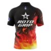 Roto Grip Flaming Fire Rocket Bowling Jersey - Image 2