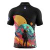 Plain Space Cadet Rocket Bowling Jersey - Image 2