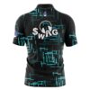 Swag Gridlock Teal Rocket Bowling Jersey - Image 2