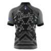 Track Overspeed Grey and Black Rocket Bowling Jersey - Image 2