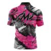 Motiv Pink Sport Grunge Xpress Ship Rocket Bowling Jersey - Image 2