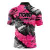 Storm Pink Sport Grunge Xpress Ship Rocket Bowling Jersey - Image 2