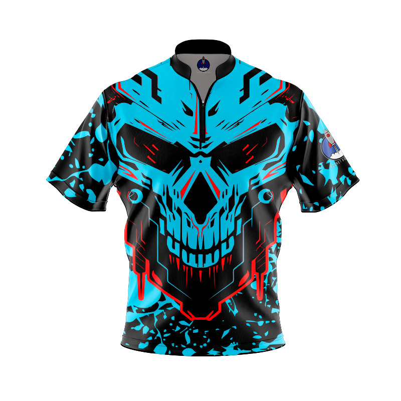 Static Skull Rocket Bowling Jersey