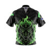 Green Fury Rocket Bowling Jersey