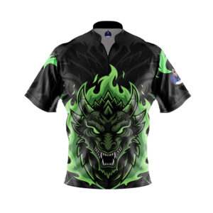 Green Fury Rocket Bowling Jersey