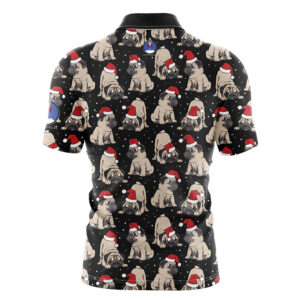Alternative view of Santa's Pugs Rocket Bowling Jersey